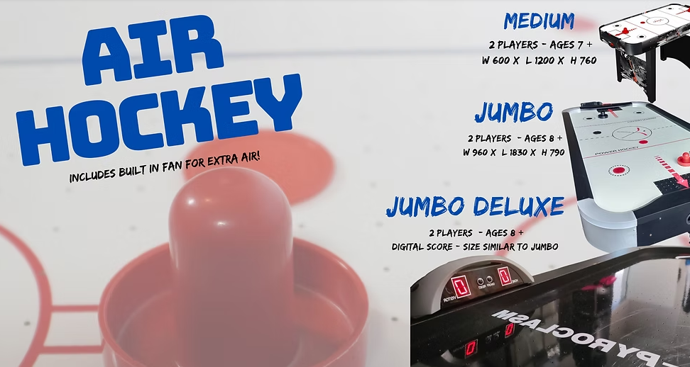 Air Hockey Tables