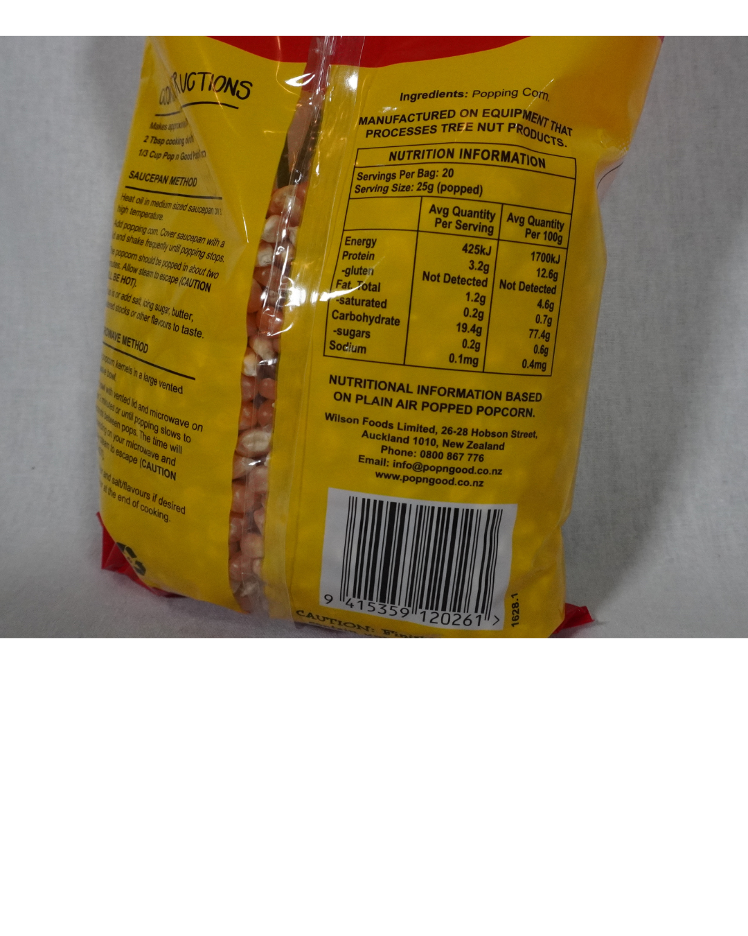 Popcorn Serving