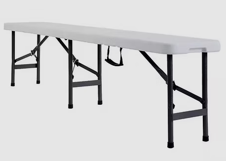 Trestle Bench Table Hire – 1.8m