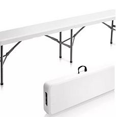 Trestle Bench Table Hire – 1.8m