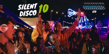 Ashken Silent Disco Hire - 10 Headsets