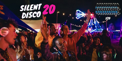 Ashken Silent Disco Hire - 10 Headsets