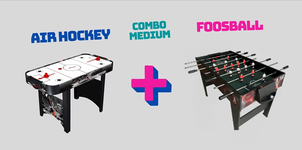 Air Hockey + Foosball Combo Medium