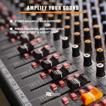 PDM-T1604 16-Channel Digital Stage Mixer – DSP / Bluetooth / USB